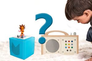 Vergleich MP3-Player CD-Player für Kinder Hörbert Toniebox
